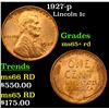 Image 1 : 1927-p Lincoln Cent 1c Grades Gem+ Unc RD