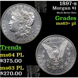 1897-s Morgan Dollar $1 Grades Select Unc+ PL