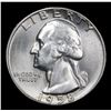 Image 2 : 1958-p FS-901 Washington Quarter 25c Grades GEM Unc