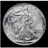 Image 2 : 1946-p Walking Liberty Half Dollar 50c Grades Choice Unc
