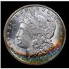 Image 2 : 1880-s Rainbow Toned Morgan Dollar $1 Grades Select+ Unc