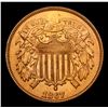 Image 2 : 1867 Two Cent Piece 2c Grades Select Unc