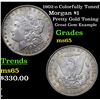 Image 1 : 1902-o Colorfully Toned Morgan Dollar $1 Grades GEM Unc