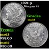 Image 1 : 1921-p Morgan Dollar $1 Grades Select Unc