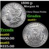 Image 1 : 1896-p Morgan Dollar $1 Grades GEM+ Unc
