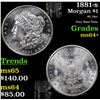 Image 1 : 1881-s Morgan Dollar $1 Grades Choice+ Unc