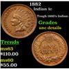 Image 1 : 1882 Indian Cent 1c Grades Unc Details