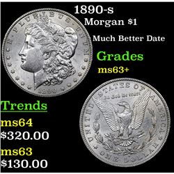 1890-s Morgan Dollar $1 Grades Select+ Unc