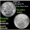 Image 1 : 1887-p Morgan Dollar $1 Grades Choice+ Unc