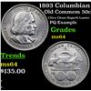 Image 1 : 1893 Columbian Old Commem Half Dollar 50c Grades Choice Unc