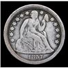 Image 2 : 1857-p Seated Liberty Dime 10c Grades vf++