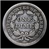 Image 3 : 1857-p Seated Liberty Dime 10c Grades vf++