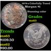 Image 1 : 1879-s Colorfully Toned Morgan Dollar $1 Grades Select Unc