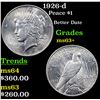 Image 1 : 1926-d Peace Dollar $1 Grades Select+ Unc