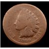 Image 2 : 1869 Indian Cent 1c Grades g+