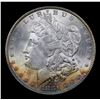 Image 2 : 1881-p Rainbow Toned Morgan Dollar $1 Grades Choice Unc