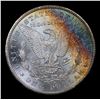 Image 3 : 1880-s Rainbow Toned Morgan Dollar $1 Grades Select+ Unc
