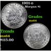 Image 1 : 1901-o Morgan Dollar $1 Grades Choice Unc