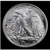 Image 3 : 1942-p Walking Liberty Half Dollar 50c Grades Select+ Unc