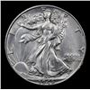 Image 2 : 1946-d Walking Liberty Half Dollar 50c Grades Choice AU/BU Slider