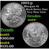 Image 1 : 1903-p Morgan Dollar $1 Grades Choice+ Unc