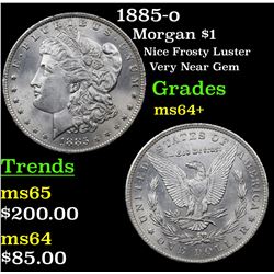 1885-o Morgan Dollar $1 Grades Choice+ Unc