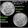 Image 1 : 1889-p Vam 27 Morgan Dollar $1 Grades Choice Unc