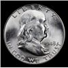 Image 2 : 1948-d Franklin Half Dollar 50c Grades Choice Unc FBL