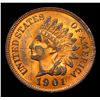 Image 2 : 1901 Indian Cent 1c Grades Choice Unc BN