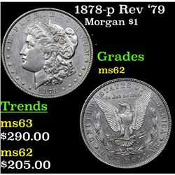 1878-p Rev '79 Morgan Dollar $1 Grades Select Unc