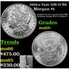 Image 1 : 1904-o Vam 35B I3 R6 Morgan Dollar $1 Grades GEM+ Unc
