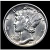 Image 2 : 1945-s Mercury Dime 10c Grades Choice+ Unc