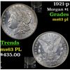 Image 1 : 1921-p Morgan Dollar $1 Grades Select Unc PL