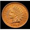 Image 2 : 1907 Indian Cent 1c Grades GEM Unc RB