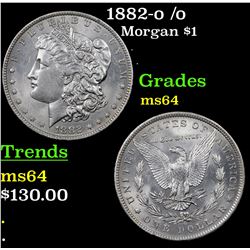 1882-o /o Morgan Dollar $1 Grades Choice Unc