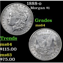 1888-o Morgan Dollar $1 Grades Choice Unc