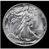 Image 2 : 1943-p Walking Liberty Half Dollar 50c Grades GEM Unc