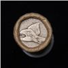 Image 2 : Mixed small cents 1c orig shotgun roll, 158 Flying Eagle cent, 1898 Indian Cent other end, McDnalds 