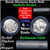 Image 1 : Buffalo Nickel Shotgun Roll in Old Bank Style 'Bell Telephone'  Wrapper 1924 & s Mint Ends Grades