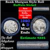 Image 1 : Buffalo Nickel Shotgun Roll in Old Bank Style 'Bell Telephone'  Wrapper 1920 & d Mint Ends Grades