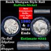 Image 1 : Buffalo Nickel Shotgun Roll in Old Bank Style 'Bell Telephone'  Wrapper 1920 & s Mint Ends Grades