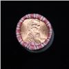 Image 2 : Full 1c orig shotgun roll, 2001-p Lincoln Cent Roll N.F. String & Son Wrapper Grades