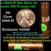 Image 1 : ***Auction Highlight*** Uncirculated Lincoln 1c roll, 1960-d Small date 50 pcs Grades (fc)