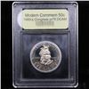 Image 2 : Proof 1989-S Congress Modern Commem Half Dollar 50c Graded GEM++ Proof Deep Cameo By USCG