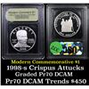 Image 1 : Proof 1998-S Black Patriots Modern Commem Dollar $1 Graded GEM++ Proof Deep Cameo By USCG