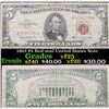 Image 1 : 1963 $5 Red seal United States Note Grades vf+