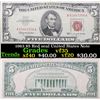 Image 1 : 1963 $5 Red seal United States Note Grades vf++