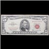 Image 2 : 1963 $5 Red seal United States Note Grades vf++