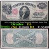 Image 1 : 1917 $1 Large Size Legal Tender, Signatures of Burke & Teehee, FR36 Grades f+