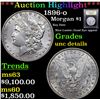 Image 1 : ***Auction Highlight*** 1896-o Morgan Dollar $1 Graded Unc Details By USCG (fc)
